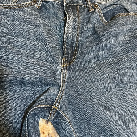 Gap distressed Classic Blue Men's Jeans relaxed fit 36/30 - Picture 4 of 13